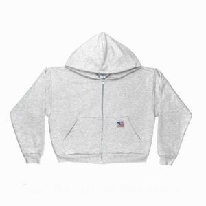 McDowells Super Quality Work Crop Hoodie ASH Grey S. NWT